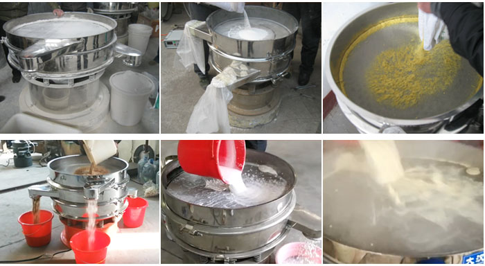 豆?jié){振動篩可適用于化工行業(yè)、食品行業(yè)、冶金礦業(yè)、公害處理等行業(yè)