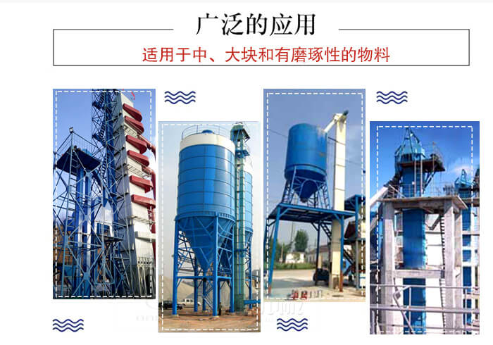 斗式提升機主要適用范圍主要是化工，糧食，建筑材料較多。