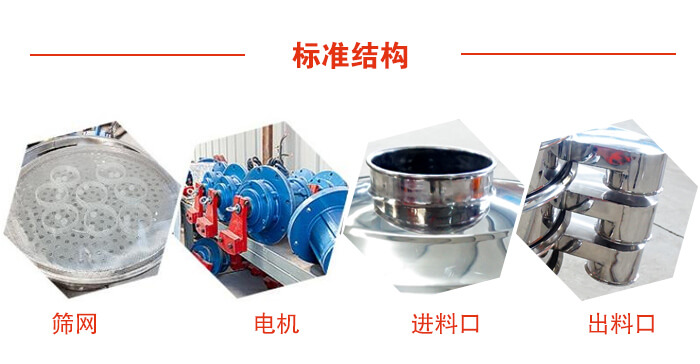 標(biāo)準(zhǔn)篩，篩網(wǎng)，電機(jī)，進(jìn)料口，出料口