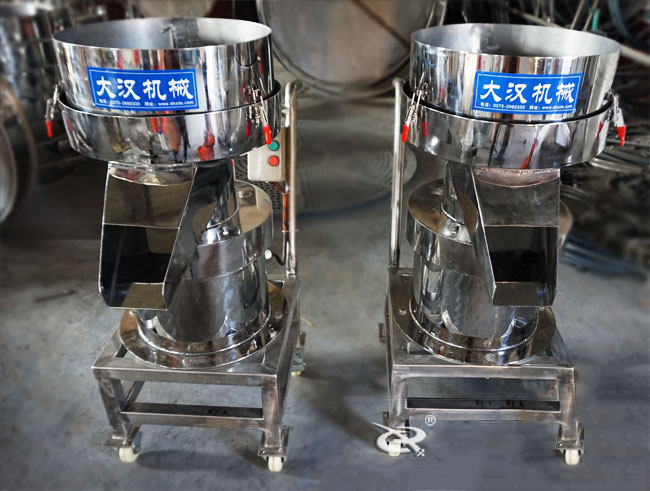 450型過濾篩機(jī)實(shí)拍：單層過濾篩過濾，多用于液體物料的使用。